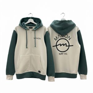 Chaqueta bicolor verde